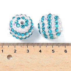 Perline di strass in resina a strisce&nbsp;OACR-A037-01D