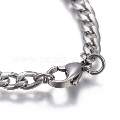 Anlaufgeschützte Gliederarmbänder aus Edelstahl 304&nbsp;BJEW-E367-02P