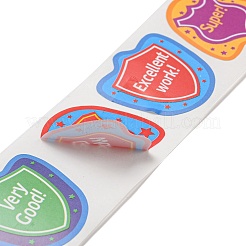 6 Stile selbstklebende Cartoon-Belohnungsaufkleber aus Papier&nbsp;DIY-A049-02C