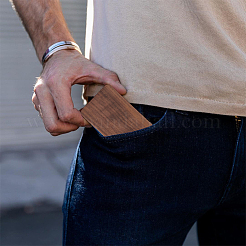 Visitenkartenboxen aus Holz&nbsp;CON-WH0089-184