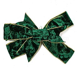 Decoraciones navideñas con lazo grande de terciopelo&nbsp;AJEW-M041-02B