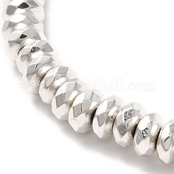 Synthetisches Chrysokoll & nicht magnetisches Hämatit-Stretch-Armband-Set für Männer-Frauen-Geschenk&nbsp;BJEW-JB06727