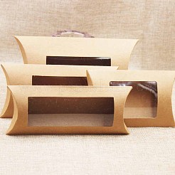 Kraftpapier Kissen Candy Box&nbsp;CON-WH0070-97A-02
