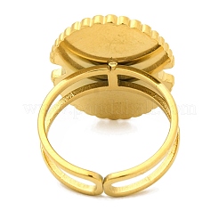 Gli anelli di barretta occhio di tigre naturale&nbsp;RJEW-Q822-53G-02