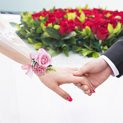 2 corsage de poignet en soie&nbsp;AJEW-CP0001-51E