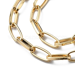 Colliers à pendentif serpent en strass avec chaînes de trombones&nbsp;NJEW-R261-01G