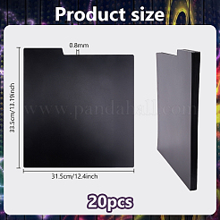 Divisore per dischi in vinile in pvc&nbsp;AJEW-WH0596-117B