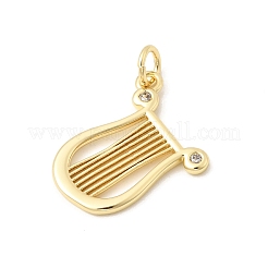 Pendentifs en laiton zircon cubique transparent&nbsp;KK-Z147-18G