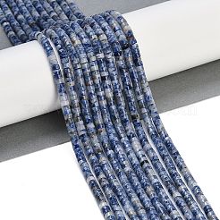 Natürliche blaue Fleck Jaspis Perlen Stränge&nbsp;G-H230-56