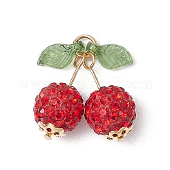 Handgefertigte Anhänger aus Polymer Clay Strassperlen&nbsp;PALLOY-TA00237