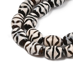 Fili di perline di agata dzi in stile tibetano&nbsp;G-N344-02D