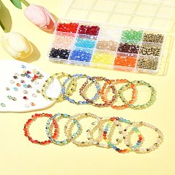 DIY-Set zur Schmuckherstellung von Armbändern aus Glasperlen&nbsp;DIY-FS0007-70