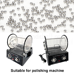 Perline lucidate in acciaio inossidabile&nbsp;STAS-WH0022-09P