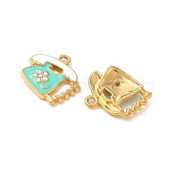 Pendentifs en acier inoxydable 304 émaillés&nbsp;STAS-I346-11G-01