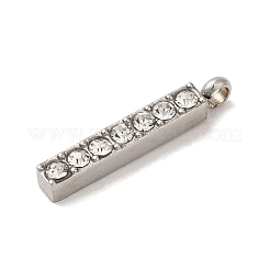Ciondoli in strass in acciaio inossidabile 304&nbsp;STAS-S131-09P
