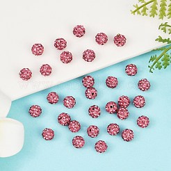 Polymer Ton Strass Perlen&nbsp;RB-H284-6MM-Half-209