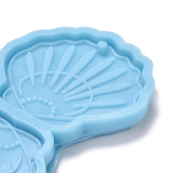 Silikonformen für Anhänger in Muschelform&nbsp;DIY-M034-01