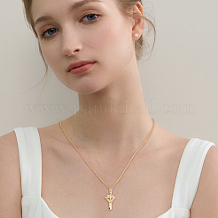 16 pièce de pendentifs en laiton et zircone cubique&nbsp;KK-HS0001-13