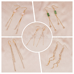 10 stücke 5 arten messing kette quaste große anhänger&nbsp;KK-HY0003-69
