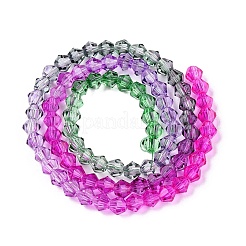 Colori sfumati da cuocere fili di perline di vetro&nbsp;X-DGLA-A039-T6mm-A09