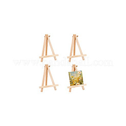 Faltbare dreieckige Staffelei aus Holz&nbsp;WOOD-WH0034-52B