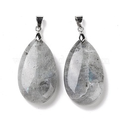 Natur Labradorit Anhänger&nbsp;G-D084-01P-B22