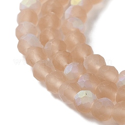 Chapelets de perles en verre imitation jade&nbsp;EGLA-A034-T3mm-MB20