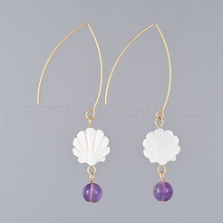 Shell pendientes colgantes&nbsp;EJEW-JE03757