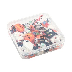 14 Stile Halloween Thema leuchtende Harz Decoden Cabochons&nbsp;CRES-FS0001-29