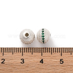 Perline zirconi micro pave  in ottone&nbsp;KK-C071-08S