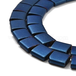 Galvanisierte mattierte nicht magnetische synthetische Hämatitperlenstränge&nbsp;G-G089-B01-14