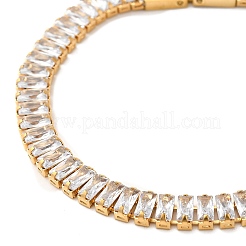 Bracelet de tennis en zircone cubique&nbsp;BJEW-M301-04G-01