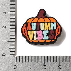 Silikonperlen mit Herbstmotiv&nbsp;SIL-S006-02C