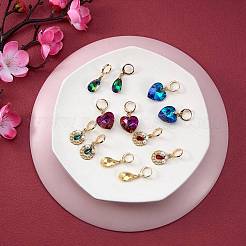 Bausätze zur Herstellung von Tropfenohrringen mit Geometrie&nbsp;DIY-SZ0007-90
