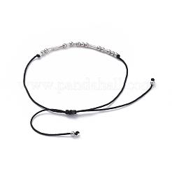 Bracelets unisexes réglables en code morse&nbsp;BJEW-JB04988-04