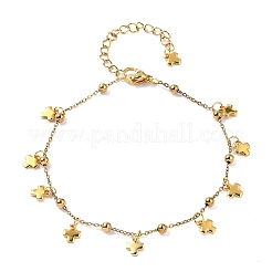 Bracelets à breloques en acier inoxydable 304 avec croix&nbsp;BJEW-JB11697