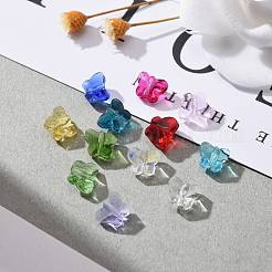 72 Stück 12 Farben transparente Geburtsstein Glasperlen&nbsp;GLAA-ZZ0001-02
