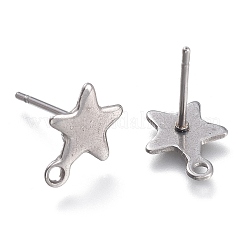 Accesorios para aretes de acero inoxidable 304 que no se deslustran&nbsp;LS-STAS-K212-05P