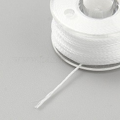 Cordon en nylon pour la fabrication de bijoux en perles&nbsp;OCOR-WH0112-020