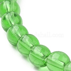 Set di braccialetti elasticizzati con perline rotonde in vetro da 7 pz&nbsp;BJEW-JB09554