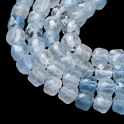 Natürliche Aquamarin Perlen Stränge&nbsp;G-P629-C01-01