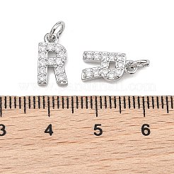 Shegrace Messing-Anhänger mit Mikropavé-Fassung aus klaren Zirkonia&nbsp;XGRQ29664-394P-R