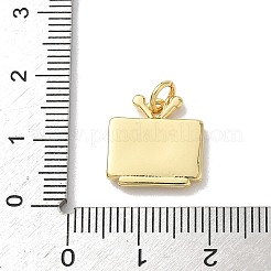 Messing micro pave klar zirkonia charme&nbsp;KK-A273-17G