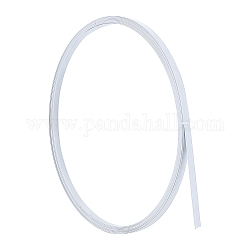 Kunststoffüberzogene Stahlstäbchen für Brautkleider, Krinoline entbeint, weiß, 8.5x1.2 mm