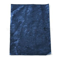 Flannel Fabric, Sofa Cover, Garment Accessories, Rectangle, Prussian Blue, 29~30x19~20x0.05cm