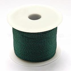 編み込みナイロン糸  ティール  2mm  約54.68ヤード（50m）/ロール