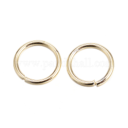304 кольца прыжок из нержавеющей стали, открытые кольца прыжок, золотые, 18 датчик, 8x1 мм, внутренний диаметр: 6 мм