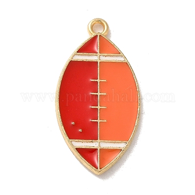 Pendentifs d'émail en alliage&nbsp;ENAM-R147-13D-G-1