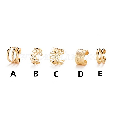 Boucles d'oreilles en alliage de manchette&nbsp;WG776DF-17-1