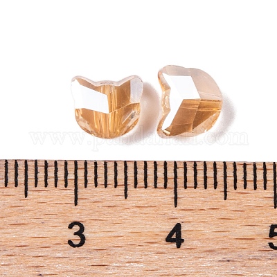 100 pièces galvanoplastie perles de verre&nbsp;EGLA-P060-01A-PL01-1
